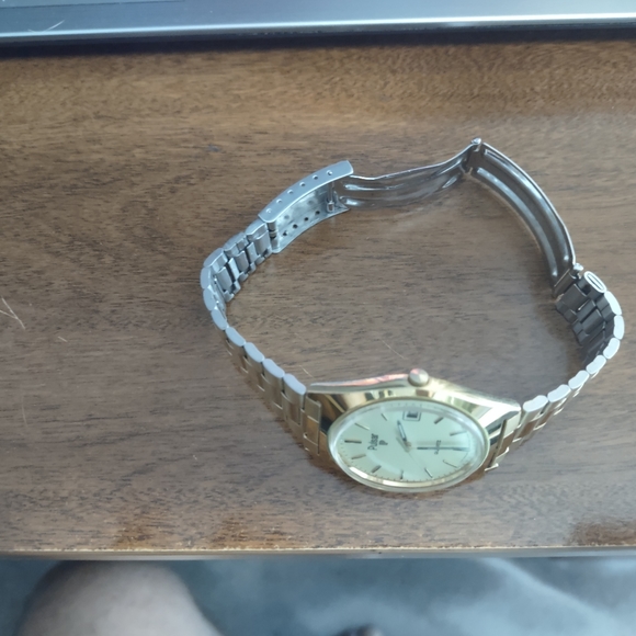 Vintage Pulsar Watch Men's Gold-Tone Date Y147-8049 - Picture 6 of 8